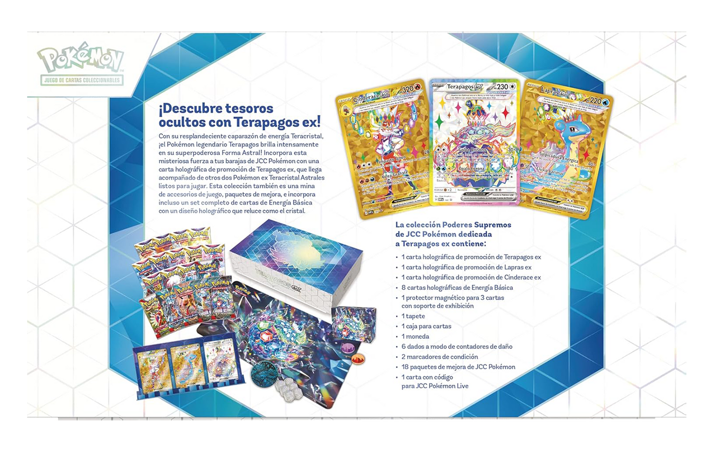 Caja Pokémon TCG - Ultra Premium Collection - Terapagos ex - Español