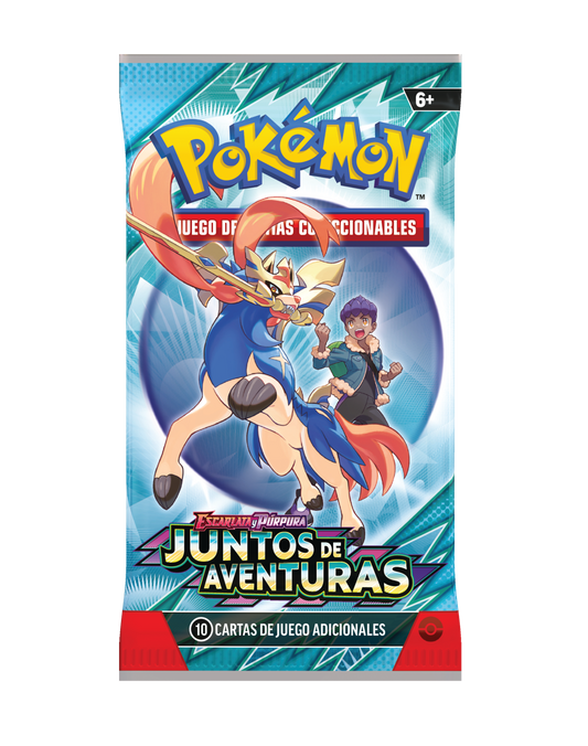 Sobre - Pokémon Escarlata y Púrpura - Juntos de Aventuras - Español - El Podenco TCG