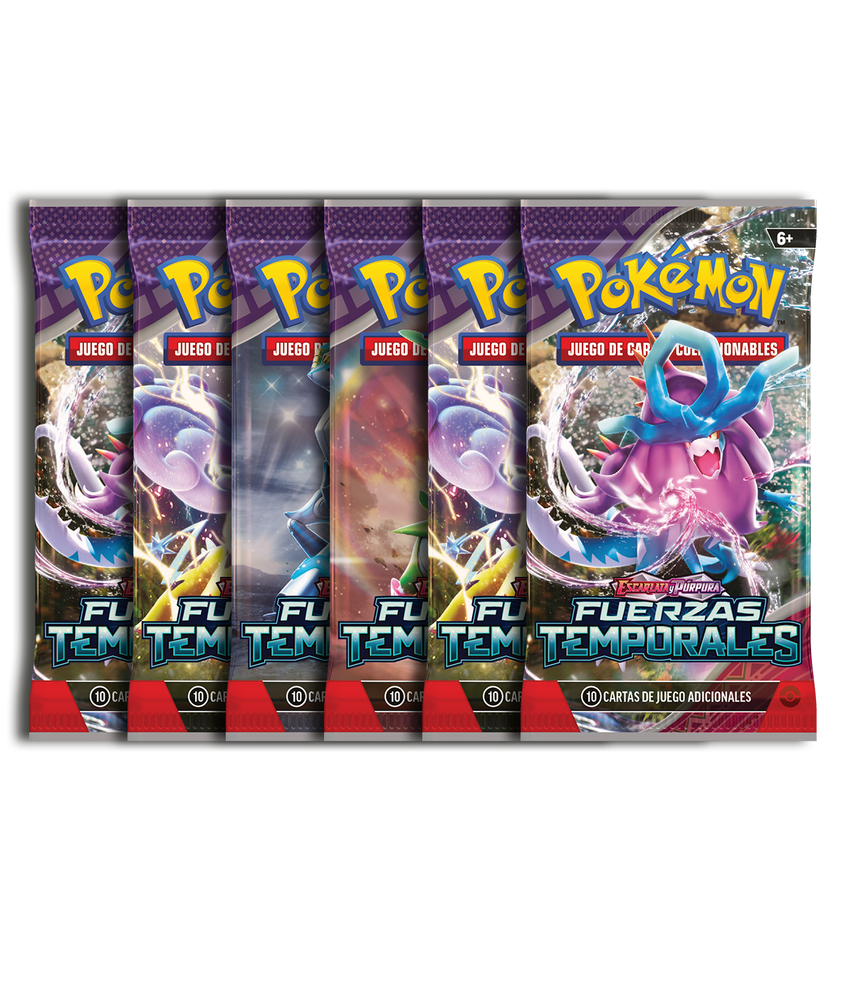 Caja de 6 Sobres - Fuerzas Temporales- Booster Bundle - Español