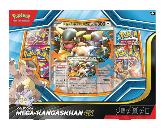 Caja Pokémon TCG - Mega-Kangaskhan ex Colección - Español