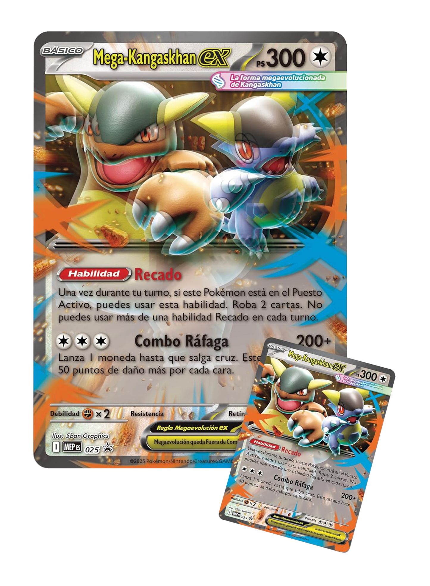 Caja Pokémon TCG - Mega-Kangaskhan ex Colección - Español