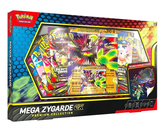 Caja Pokémon TCG - Mega-Zygarde ex Colección Premium - Español