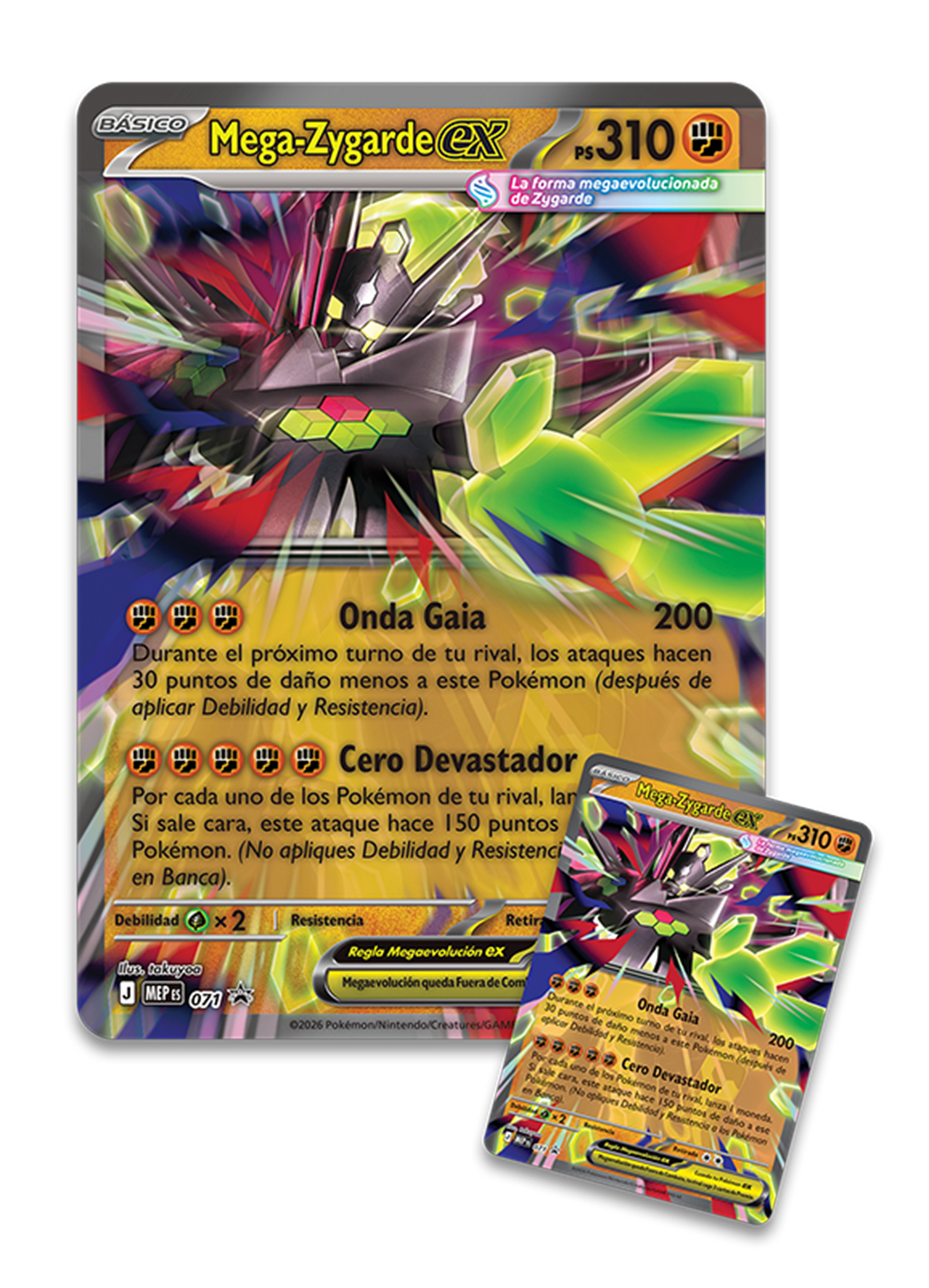 Caja Pokémon TCG - Mega-Zygarde ex Colección Premium - Español