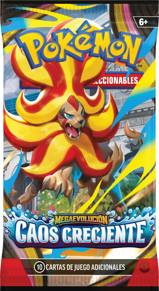 Sobre Suelto - Pokémon Megaevolución - Caos Creciente - Español