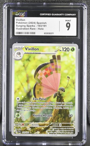 Carta Gradeada - Vivillon - CGC9 - SSP - Español