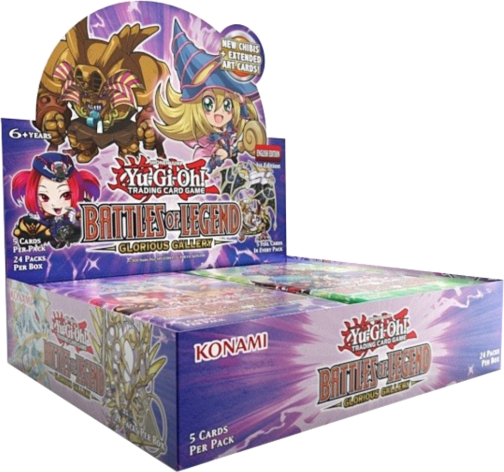 Yu-Gi-Oh! - BATTLESS OF LEGEND - Glorious Gallery - Booster Box 24 sobres - Inglés