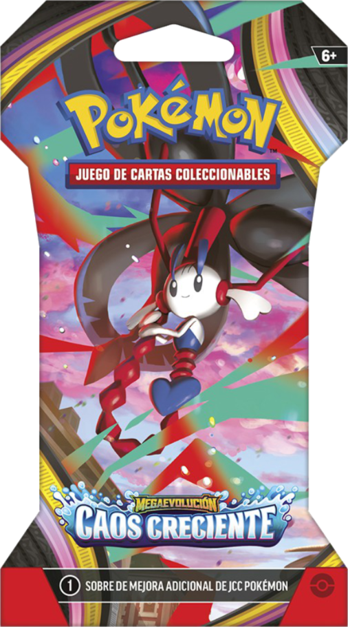 Sobre Enfundado - Pokémon Megaevolución - Caos Creciente - Español