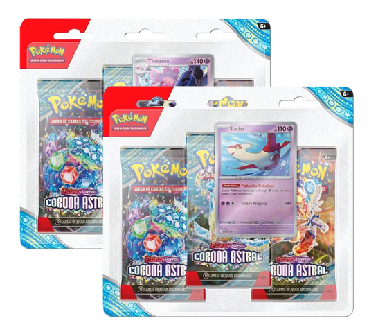 Blíster 3 Sobres - Pokémon Corona Astral - Español