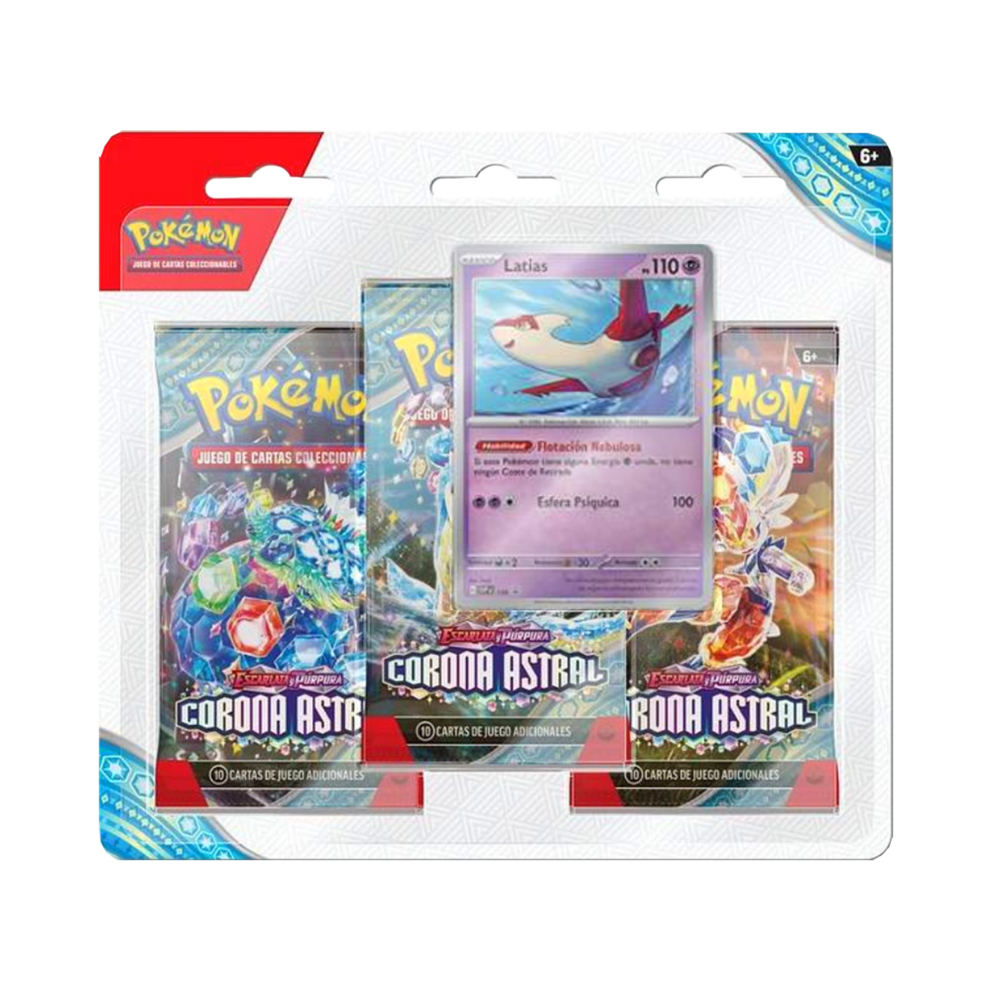 Blíster 3 Sobres - Pokémon Corona Astral - Español