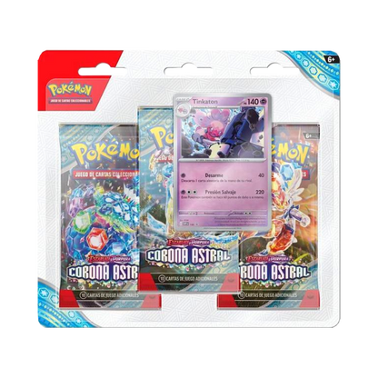 Blíster 3 Sobres - Pokémon Corona Astral - Español