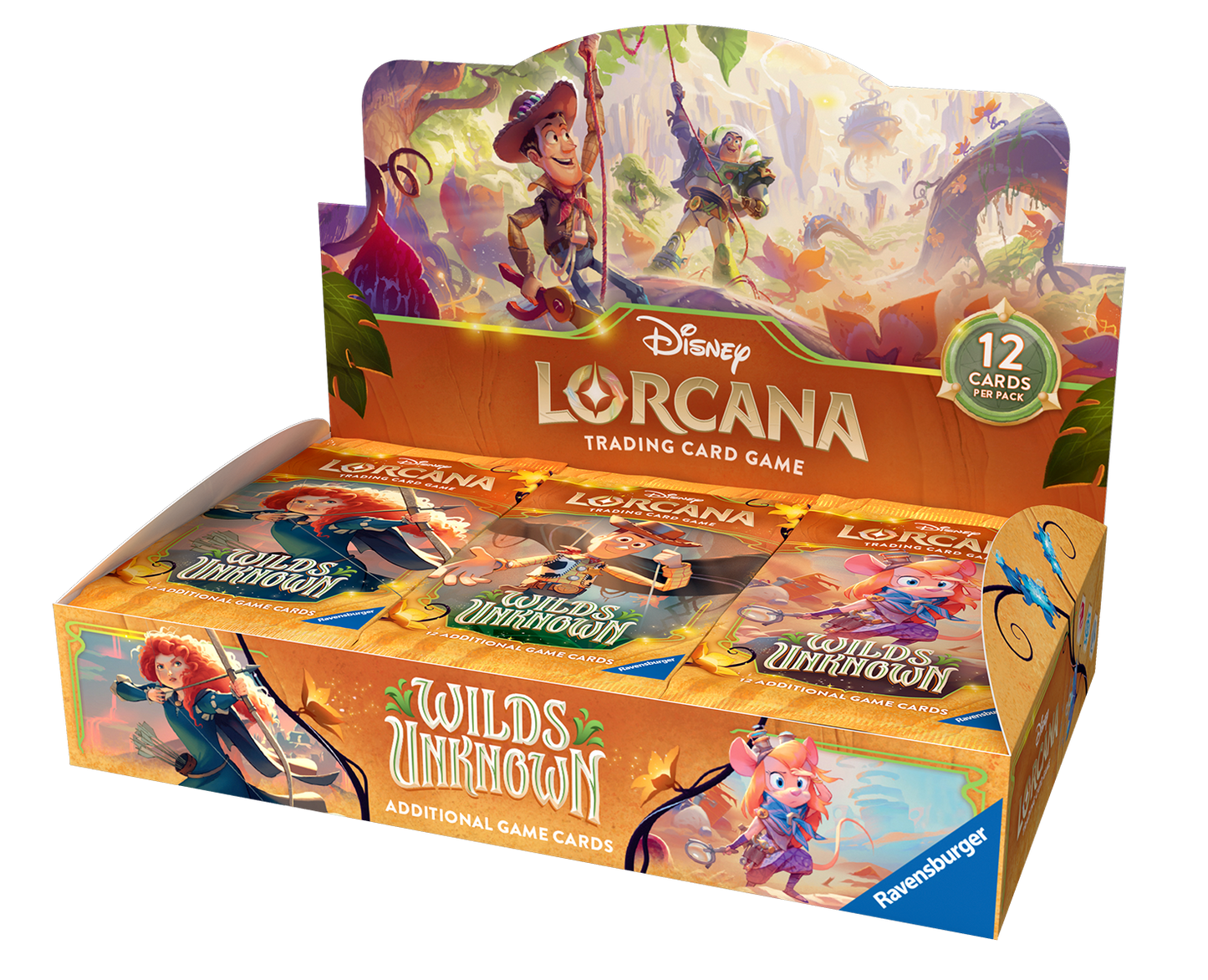 Lorcana - WILDS UNKNOWN - Disney - Caja de 24 sobres - Inglés