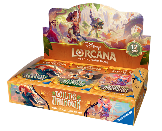 Lorcana - WILDS UNKNOWN - Disney - Caja de 24 sobres - Inglés