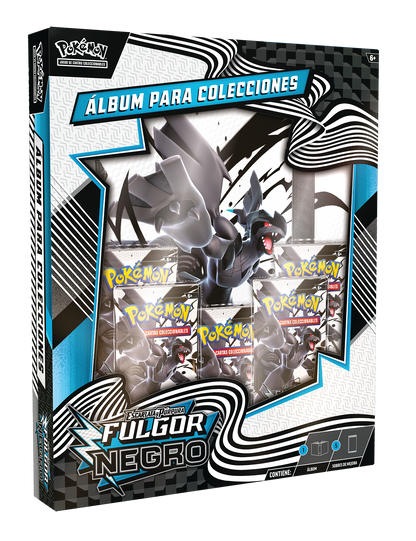 Caja Pokémon TCG - Álbum para colecciones Fulgor Negro y Llama Blanca - Español