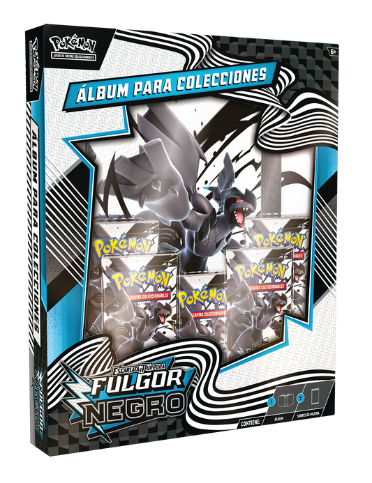 Caja Pokémon TCG - Álbum para colecciones Fulgor Negro y Llama Blanca - Español