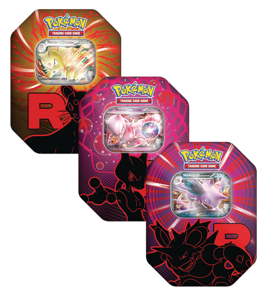 Lata Team Rocket de JCC Pokémon en Español