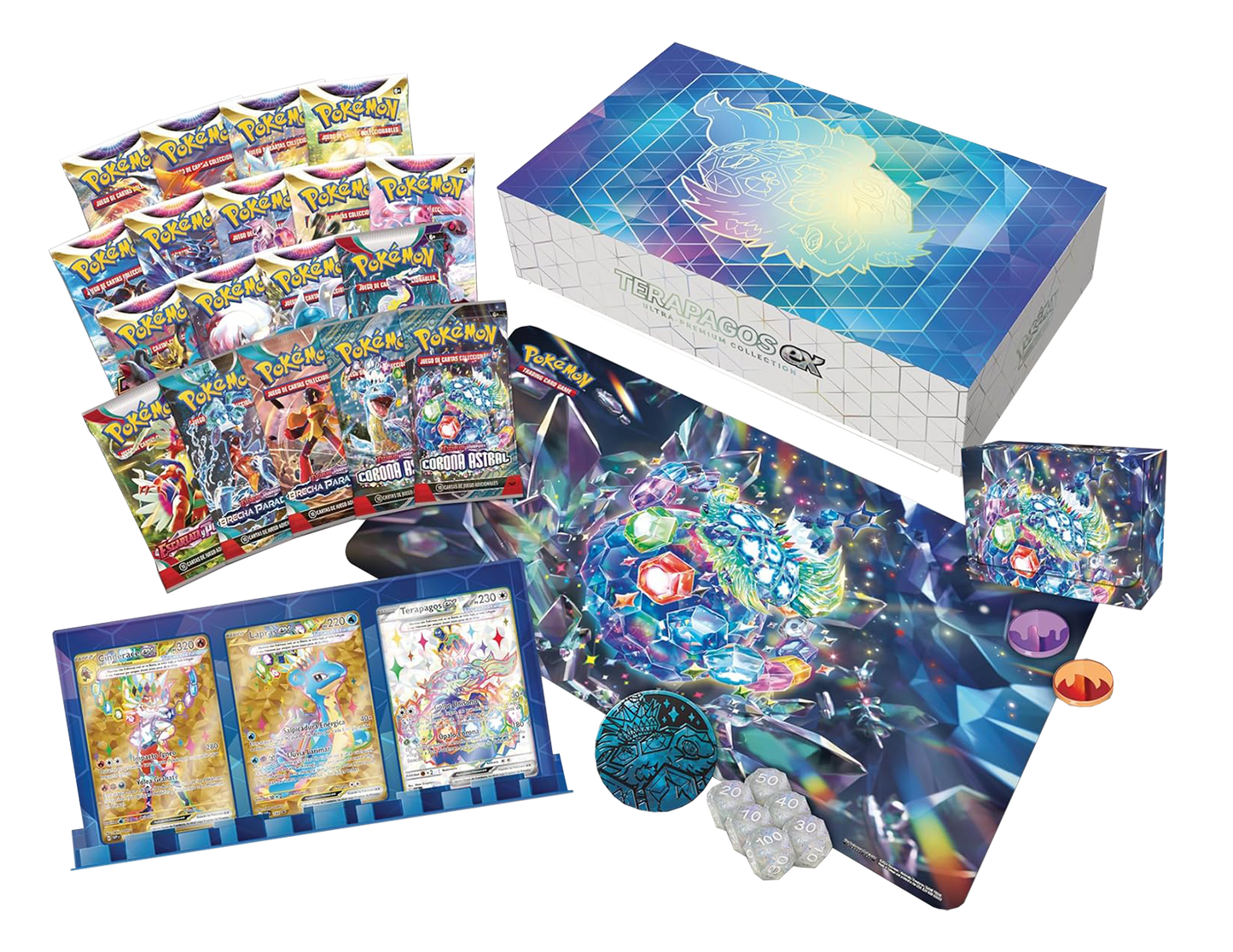 Caja Pokémon TCG - Ultra Premium Collection - Terapagos ex - Español