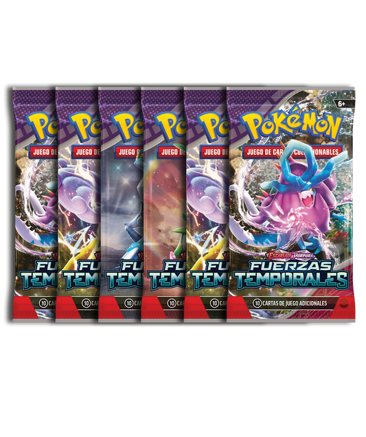 Caja de 6 Sobres - Fuerzas Temporales- Booster Bundle - Español