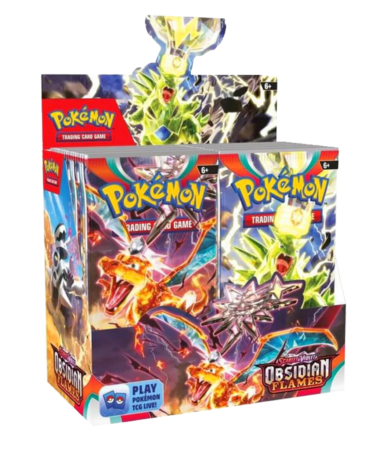 Caja de 36 Sobres - Llamas Obsidianas - Español - El Podenco TCG