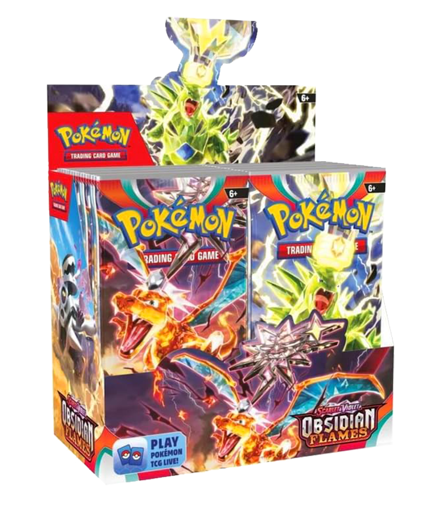 Caja de 36 Sobres - Llamas Obsidianas - Español - El Podenco TCG