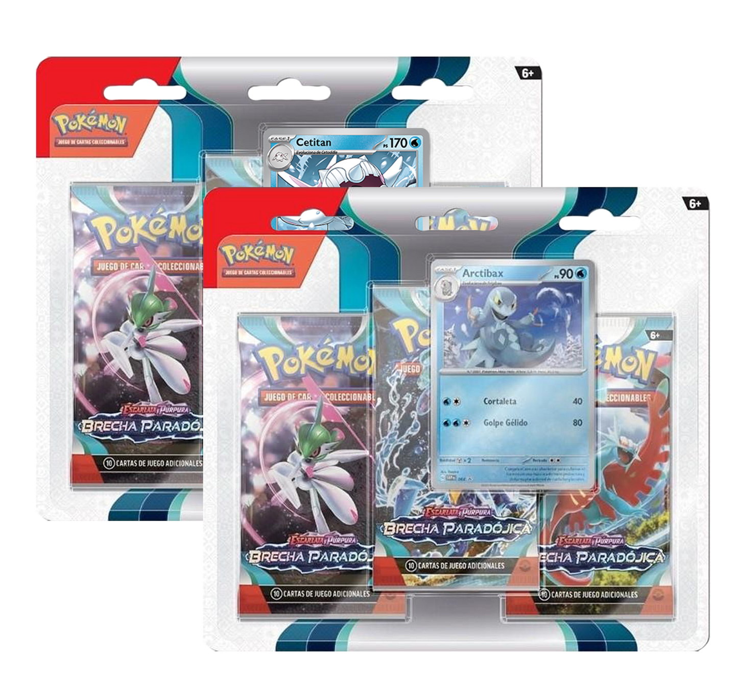 Blíster 3 Sobres - Pokémon Brecha Paradójica - Español