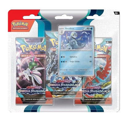 Blíster 3 Sobres - Pokémon Brecha Paradójica - Español