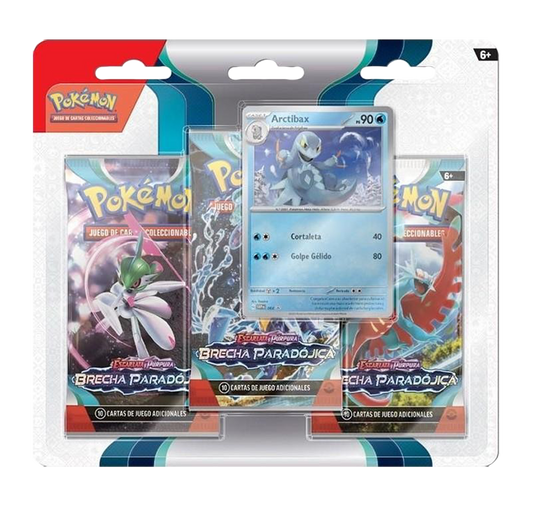 Blíster 3 Sobres - Pokémon Brecha Paradójica - Español
