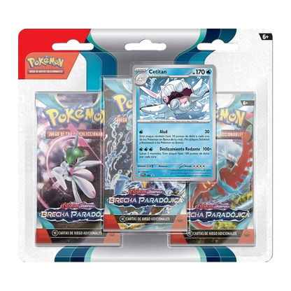 Blíster 3 Sobres - Pokémon Brecha Paradójica - Español