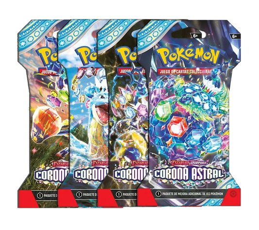 Sobre Enfundado - Pokémon Escarlata y Púrpura - Corona Astral- Español