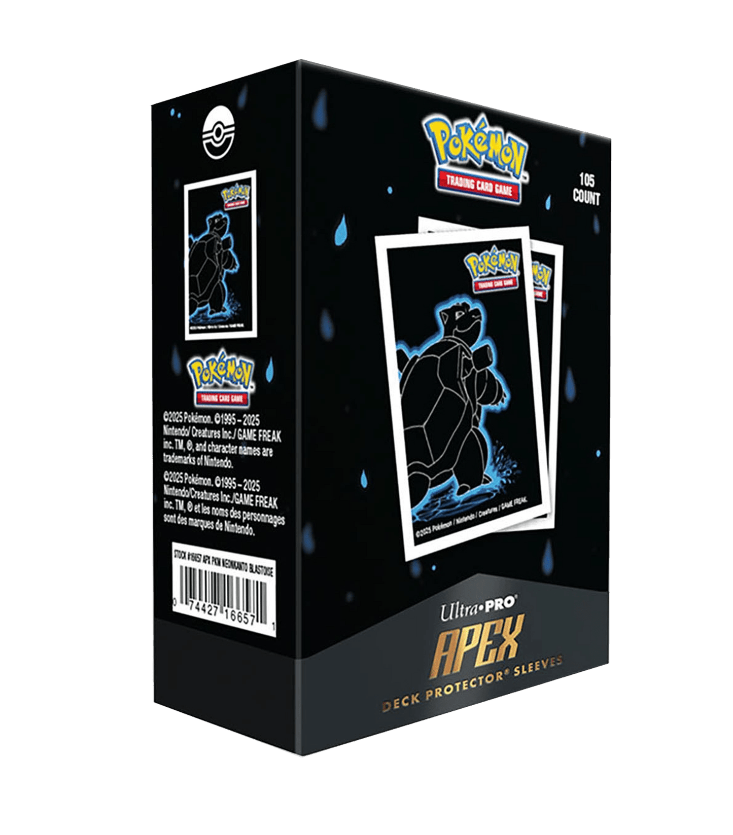Fundas protectoras Apex BLASTOISE - Pokémon - Ultra PRO - 105u - El Podenco TCG