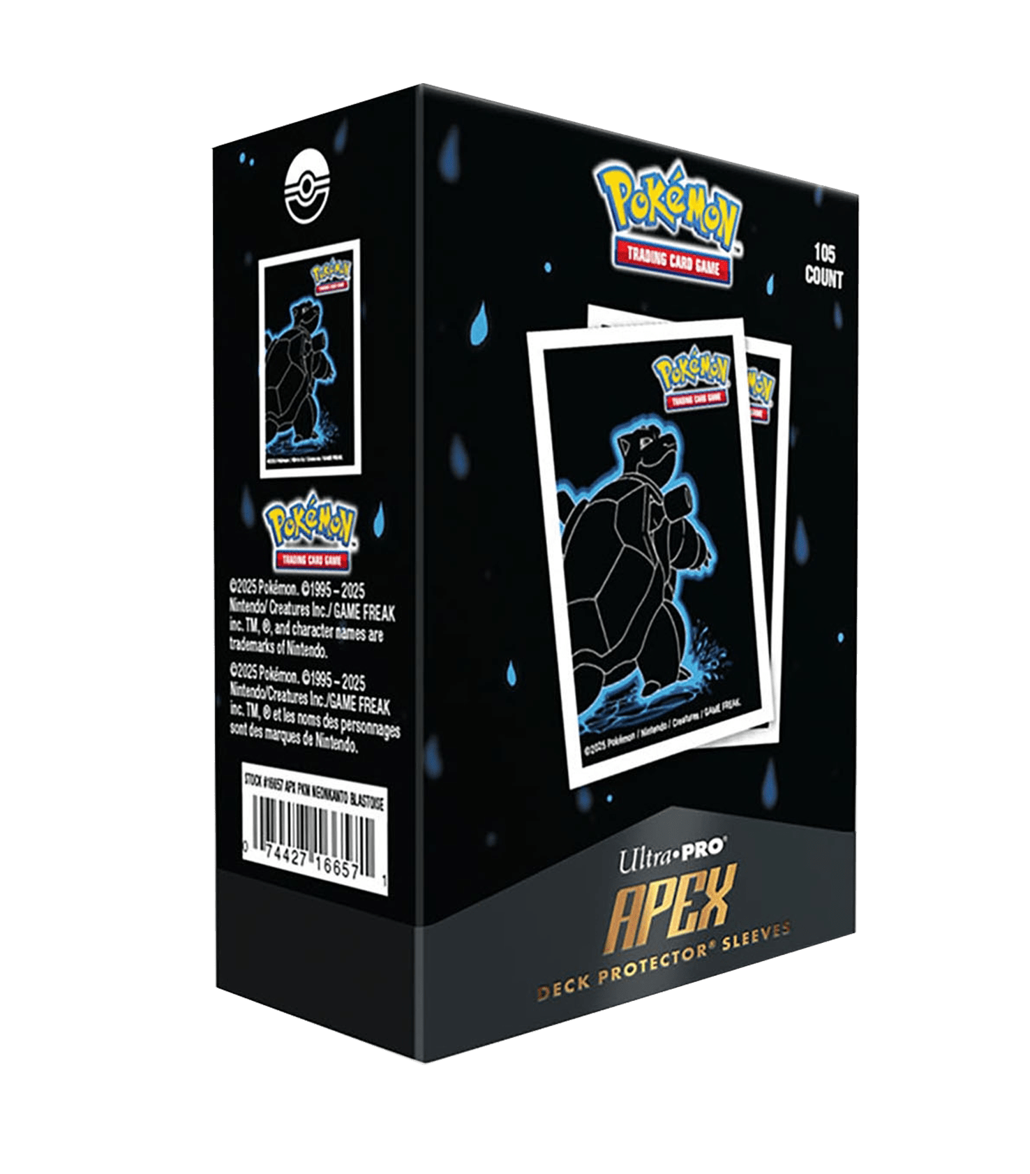 Fundas protectoras Apex BLASTOISE - Pokémon - Ultra PRO - 105u - El Podenco TCG