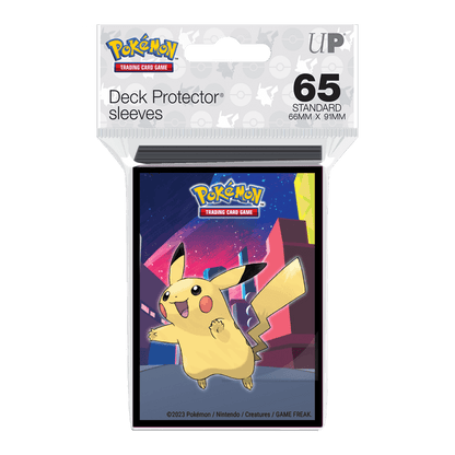 Fundas protectoras Standard PIKACHU SKYLINE - Pokémon - Ultra PRO - 65u - El Podenco TCG