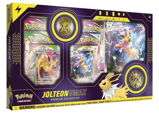Caja Pokémon TCG - Jolteon Vmax Premium Collection - Inglés - El Podenco TCG