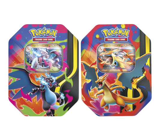 CASE x6 - Lata Mega - Charizard de JCC Pokémon en Español