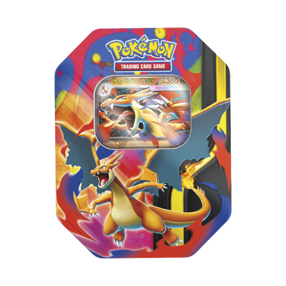 Lata Mega - Charizard de JCC Pokémon en Español