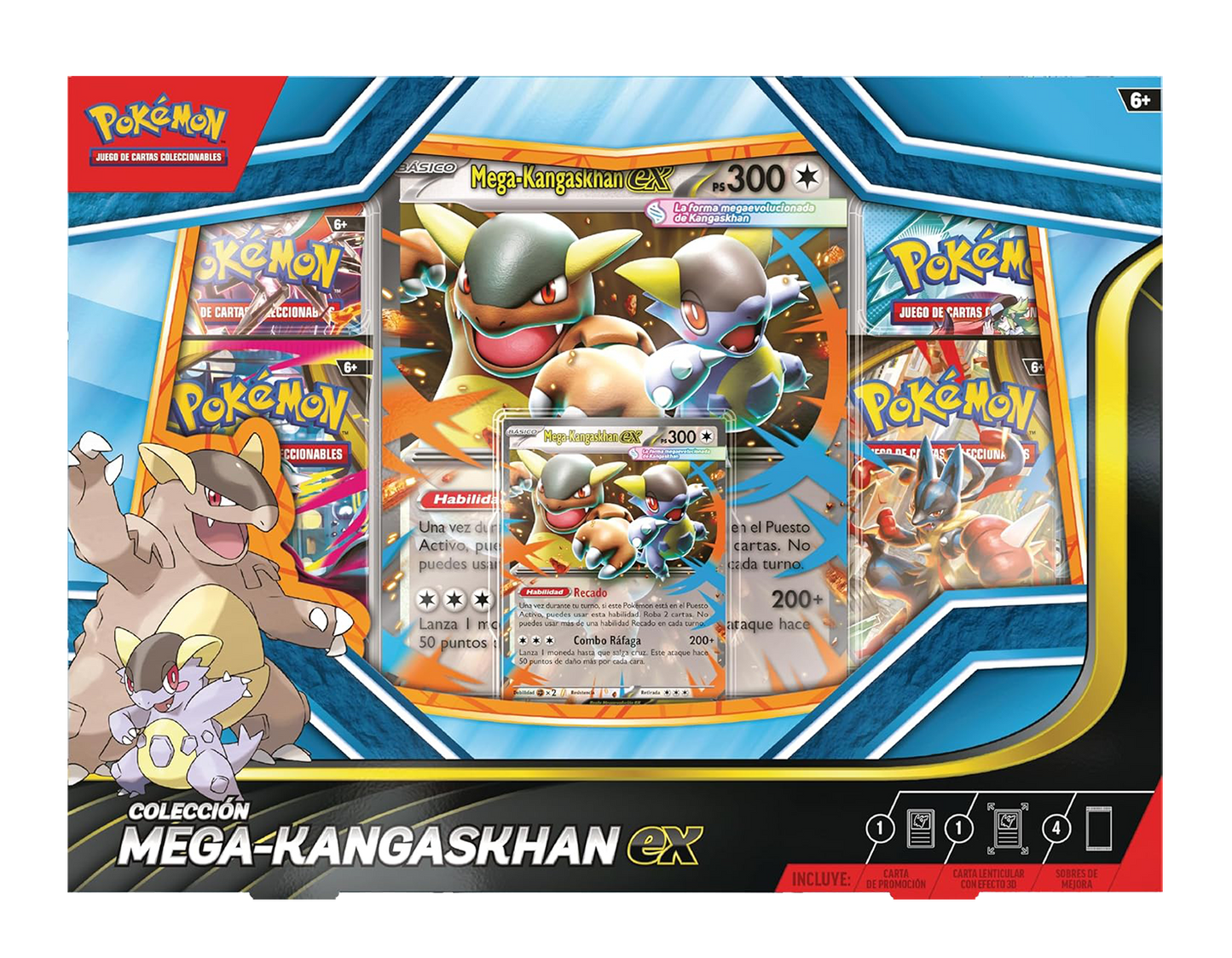 Caja Pokémon TCG - Mega-Kangaskhan ex Colección - Español