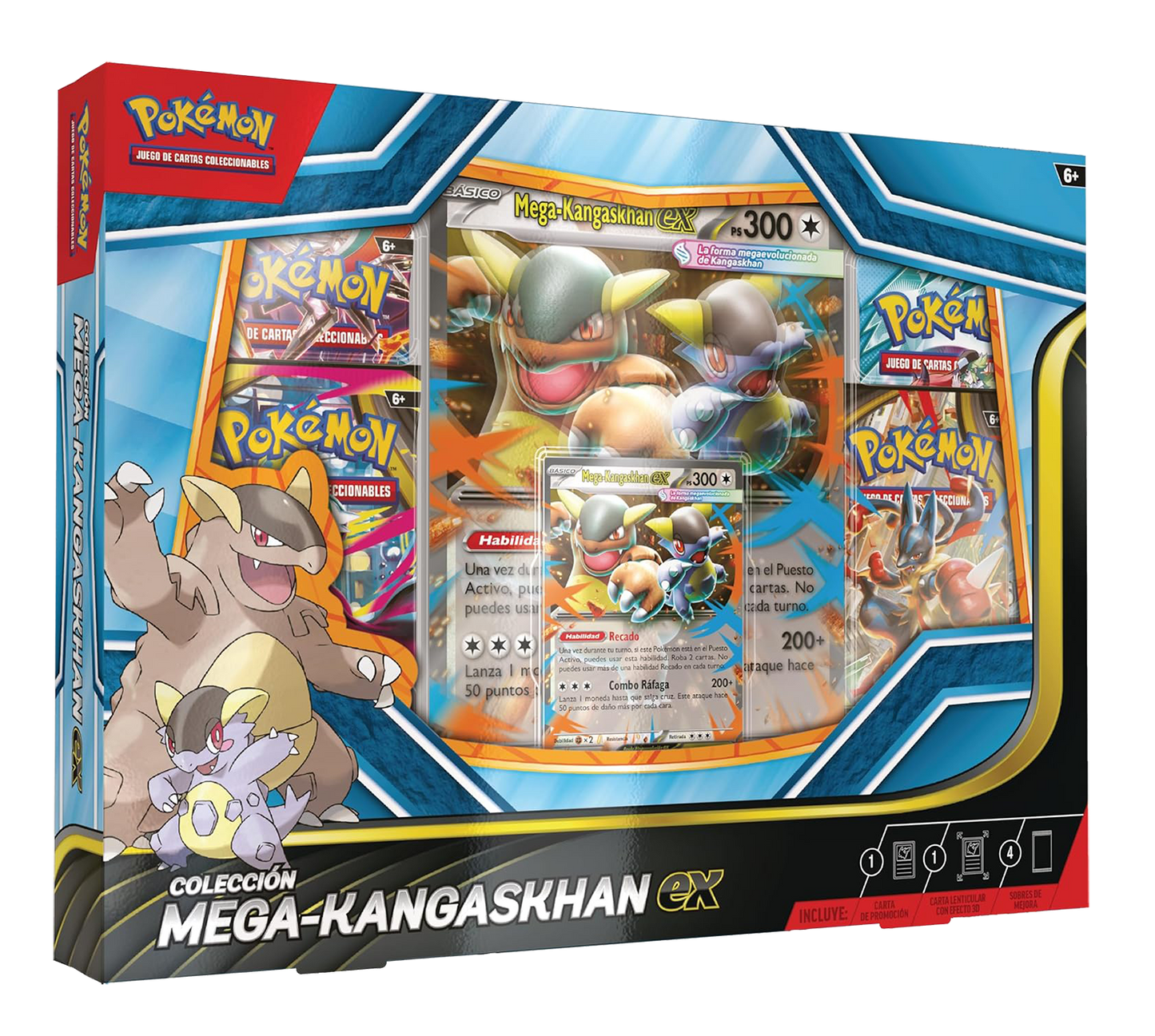 Caja Pokémon TCG - Mega-Kangaskhan ex Colección - Español