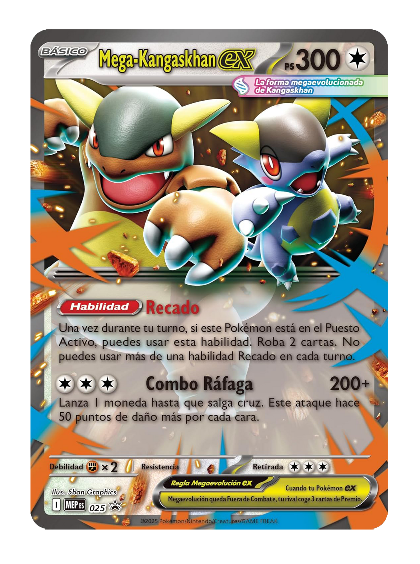 Caja Pokémon TCG - Mega-Kangaskhan ex Colección - Español