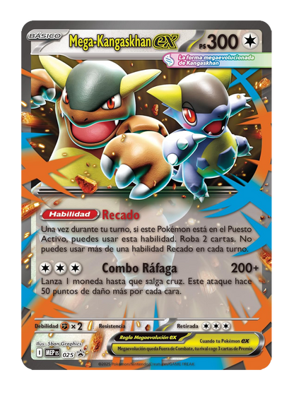 Caja Pokémon TCG - Mega-Kangaskhan ex Colección - Español