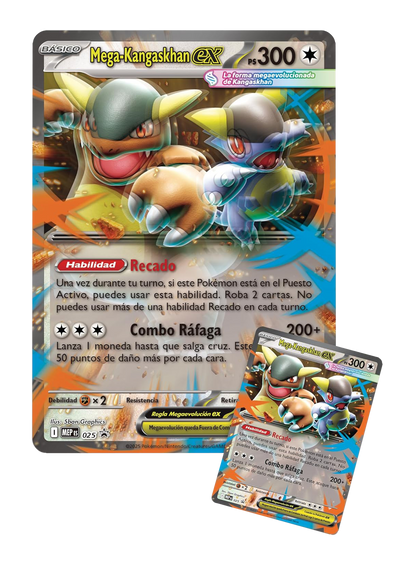 Caja Pokémon TCG - Mega-Kangaskhan ex Colección - Español