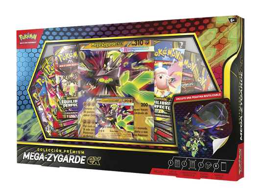 Caja Pokémon TCG - Mega-Zygarde ex Colección Premium - Español