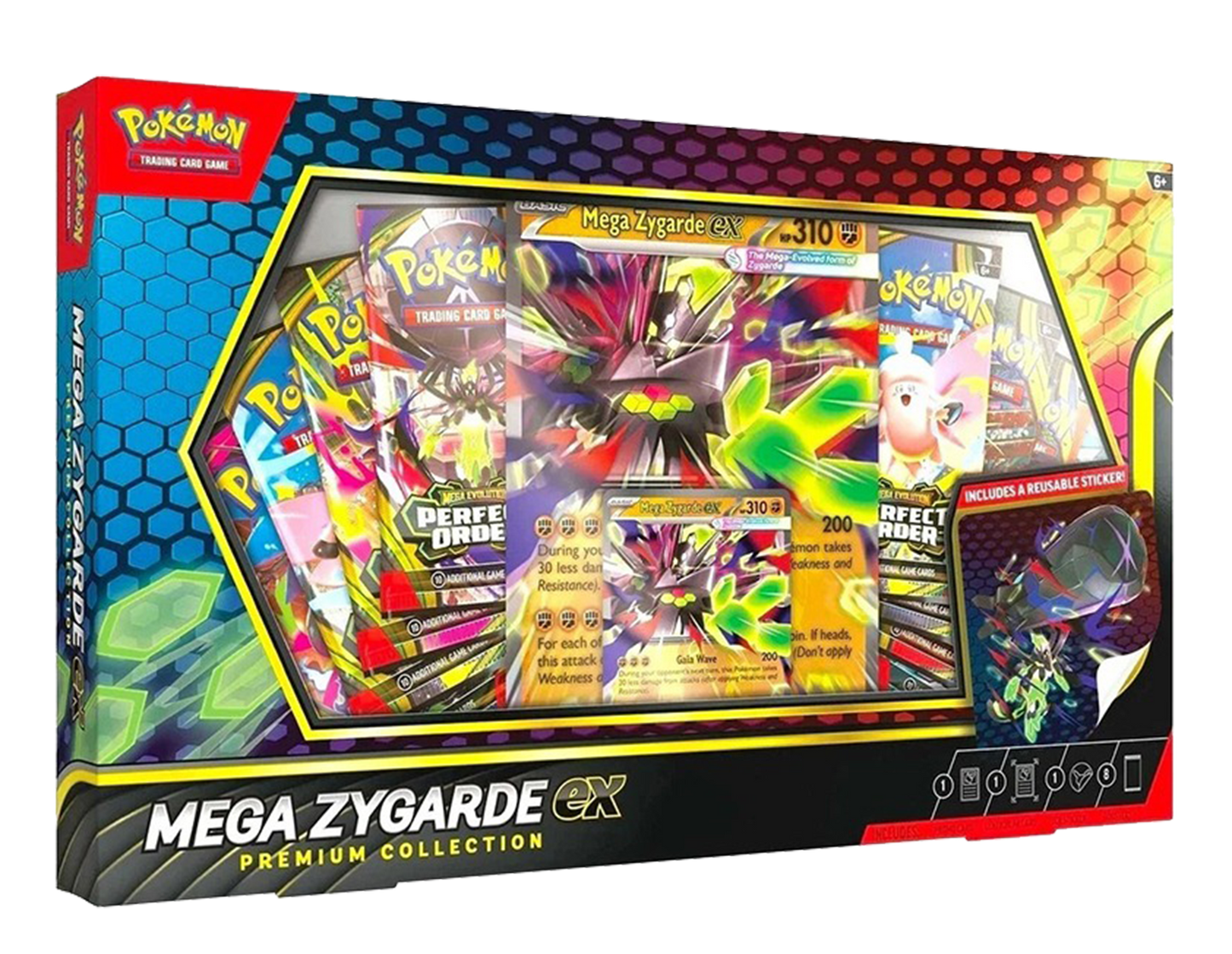 Caja Pokémon TCG - Mega-Zygarde ex Colección Premium - Español