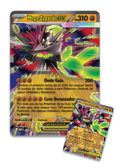 Caja Pokémon TCG - Mega-Zygarde ex Colección Premium - Español
