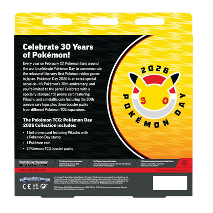 Caja Pokémon TCG - Colección Pokémon Day 2026  - Inglés