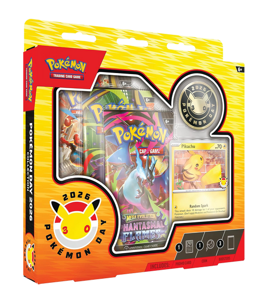 Caja Pokémon TCG - Colección Pokémon Day 2026  - Inglés