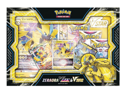 Caja Pokémon TCG - Zeraora VMAX Y V-ASTRO Colección Combate - Español