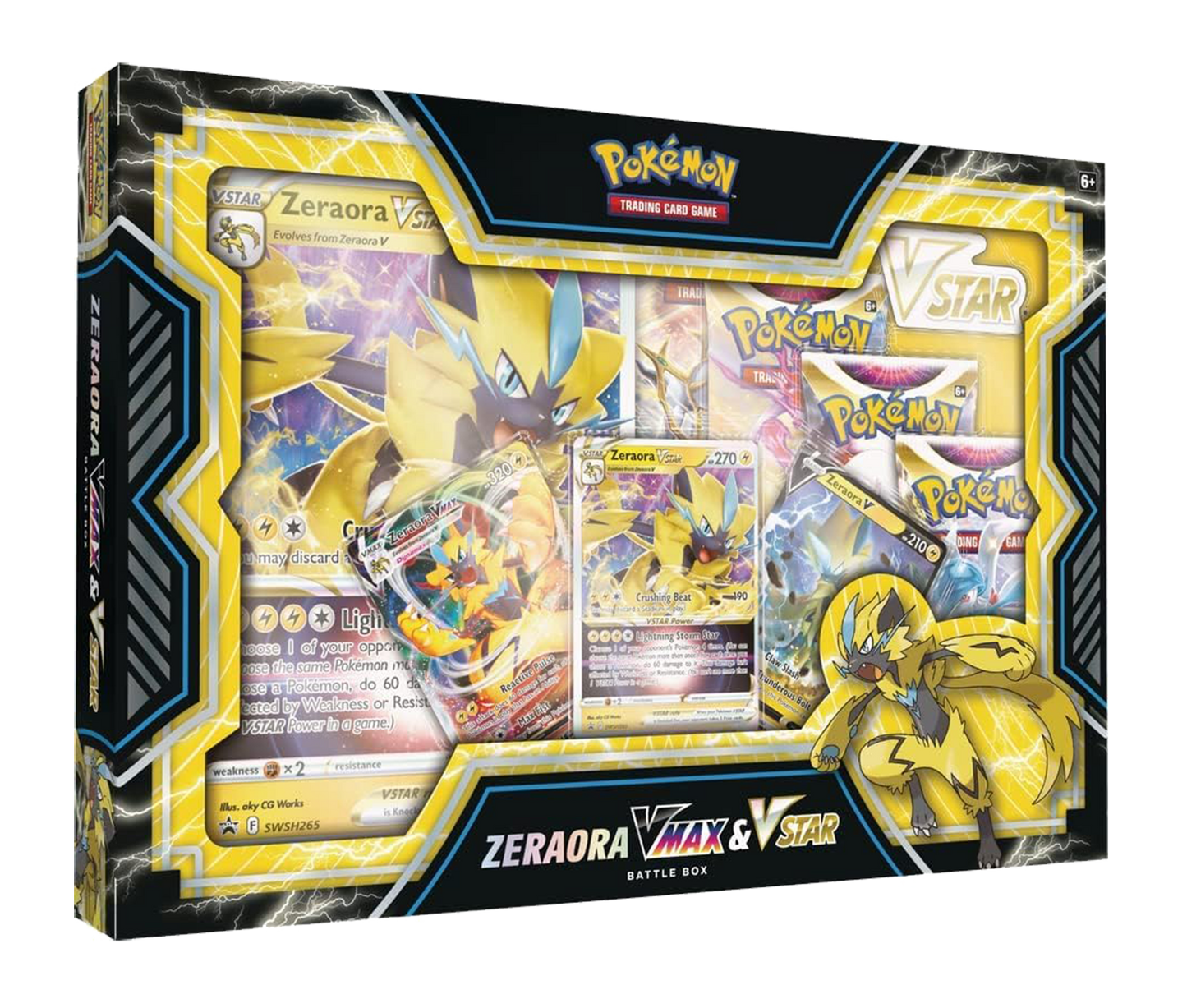 Caja Pokémon TCG - Zeraora VMAX Y V-ASTRO Colección Combate - Español