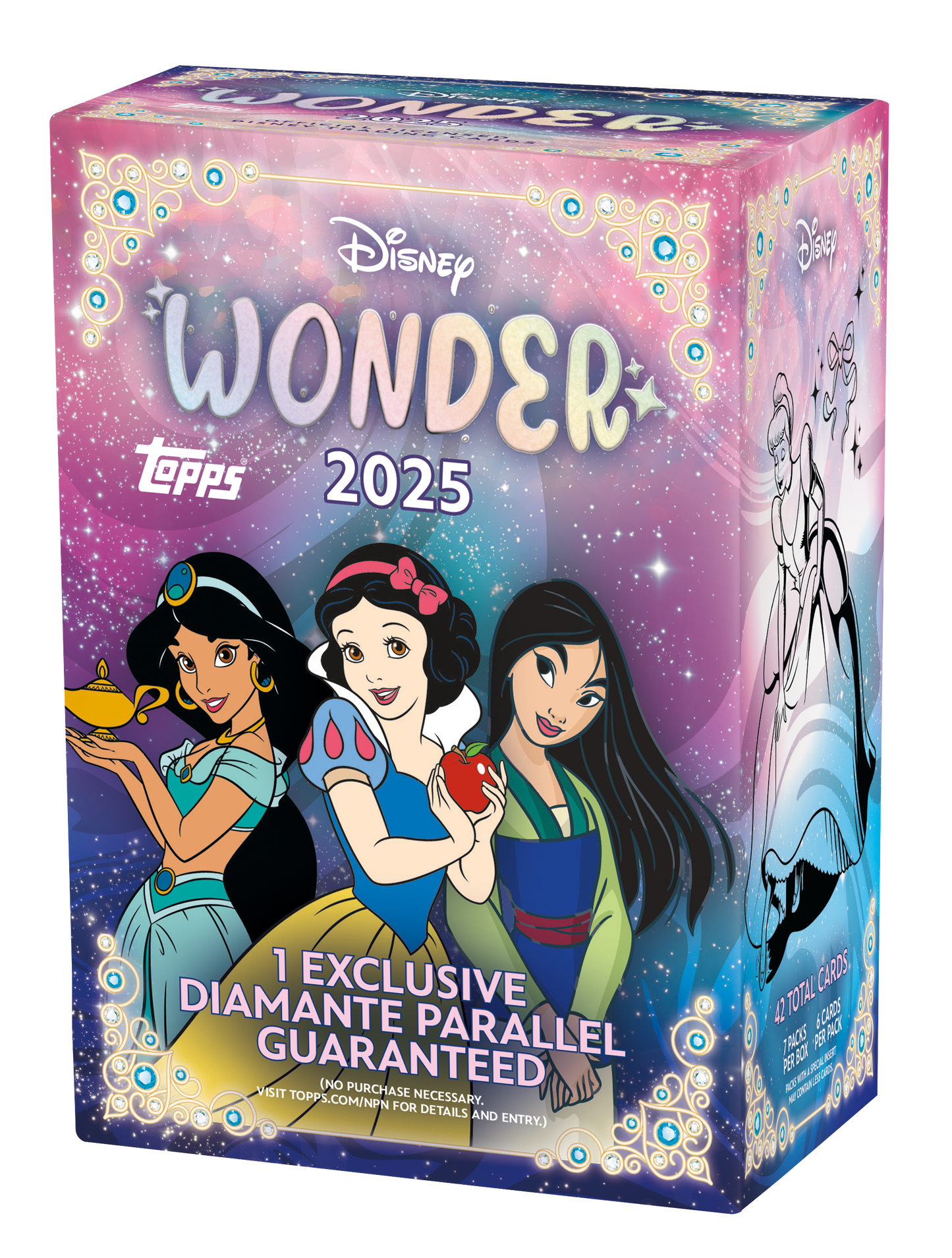 Topps - Disney WONDER 2025 - Caja de 7 sobres - Inglés
