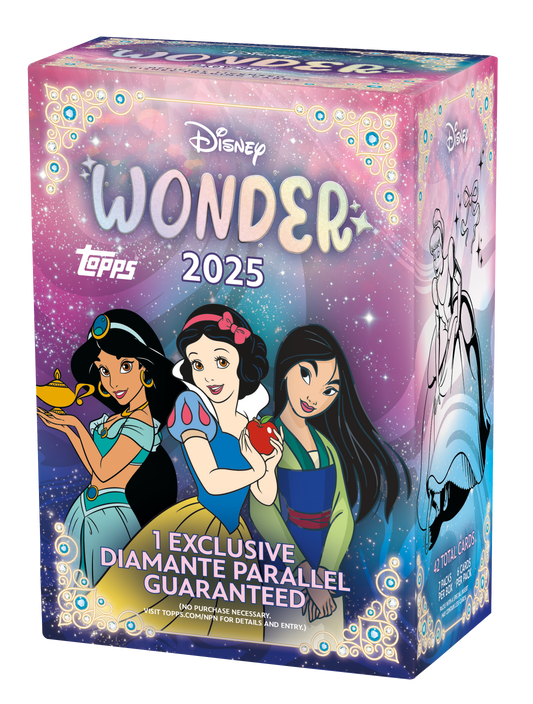 Topps - Disney WONDER 2025 - Caja de 7 sobres - Inglés