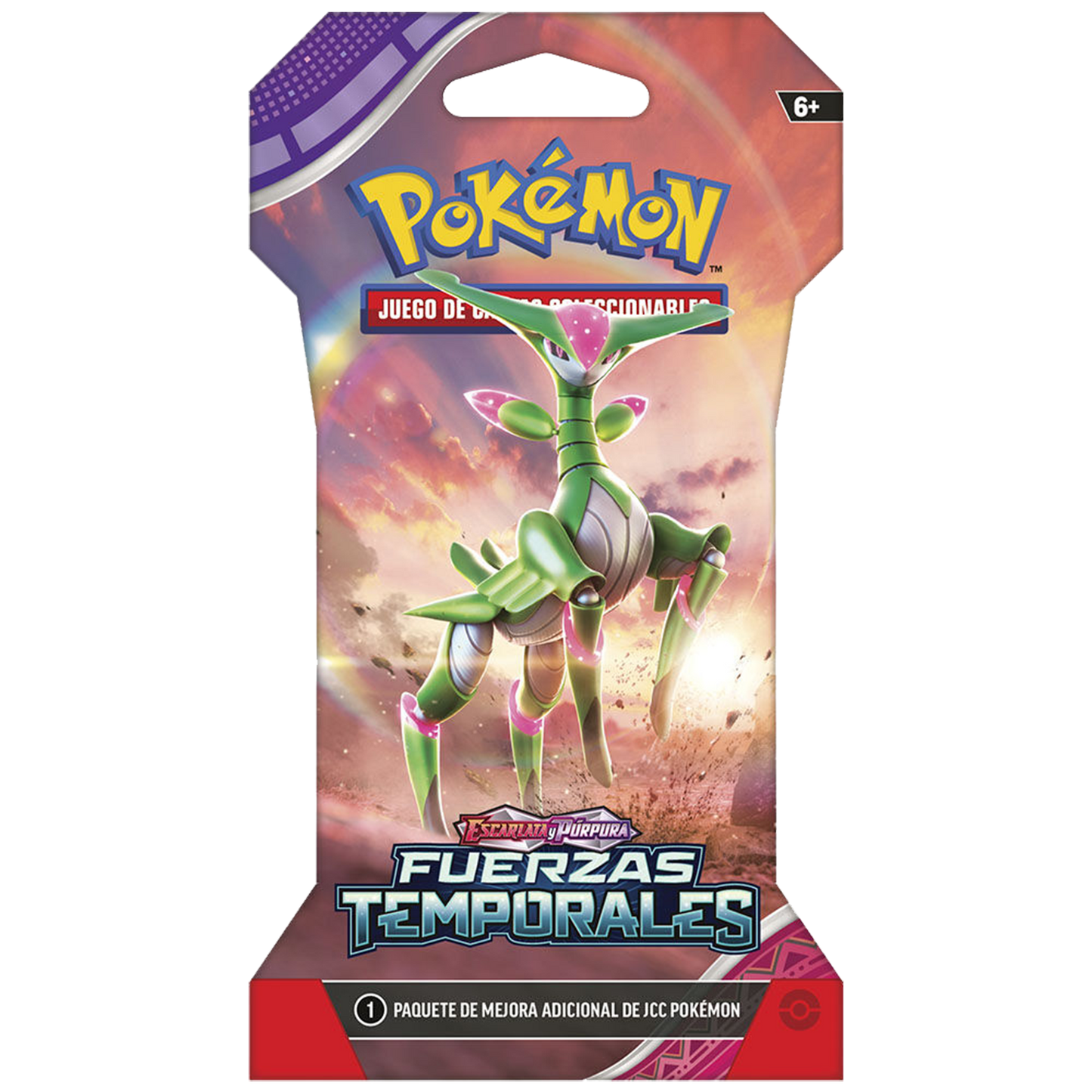 Sobre Enfundado - Pokémon Escarlata y Púrpura - Fuerzas Temporales- Español