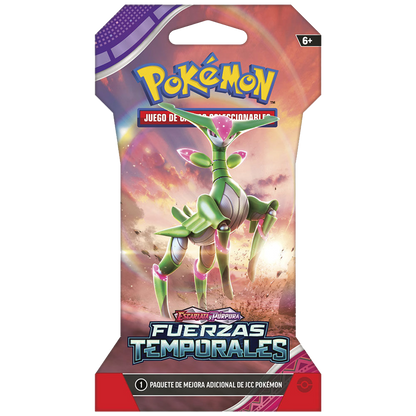 Sobre Enfundado - Pokémon Escarlata y Púrpura - Fuerzas Temporales- Español